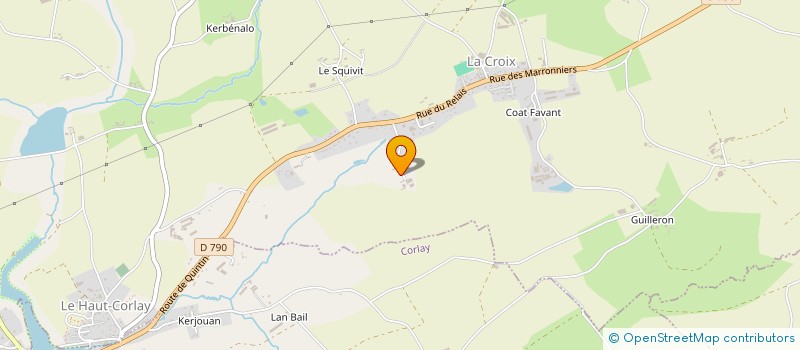 localisation de l'entreprise EARL DE KERNONEN à LE HAUT-CORLAY