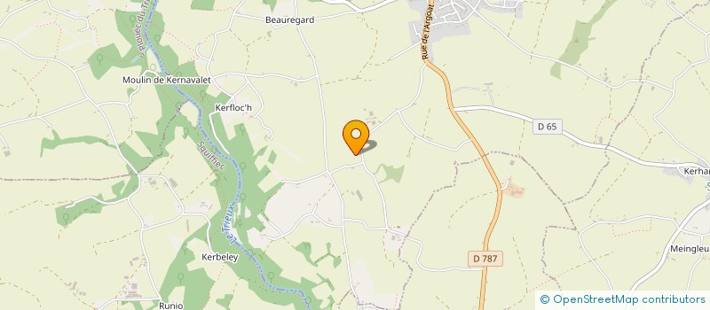 localisation de l'entreprise EARL DE KEROMEN à SAINT-CLET
