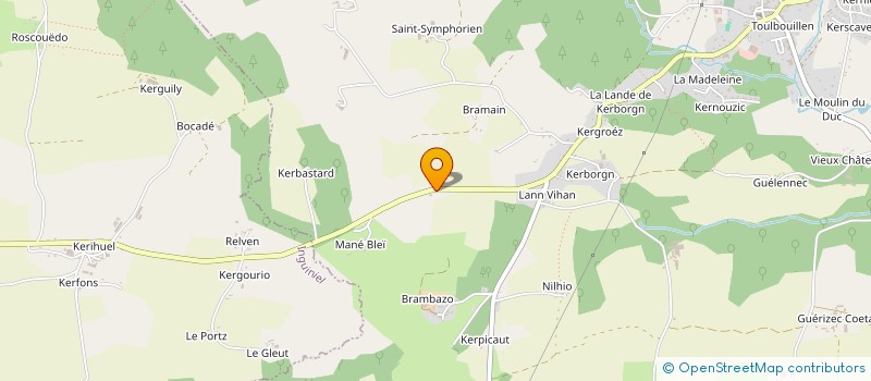 localisation de l'entreprise EARL DE KERROUX à MELRAND