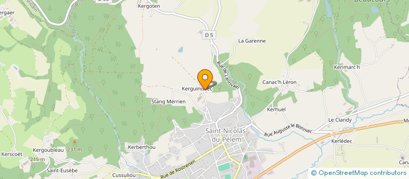 localisation de l'entreprise EARL DE KERSEVILLE à SAINT-NICOLAS-DU-PELEM