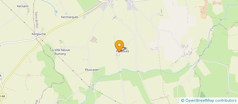 localisation de l'entreprise EARL DE KERSOUES à PLUSSULIEN
