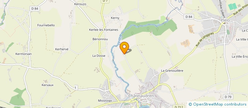 localisation de l'entreprise EARL DE KERTUDIO  PLELO