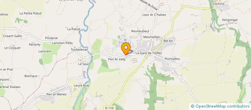 localisation de l'entreprise EARL DE KERUS à TREFLEZ