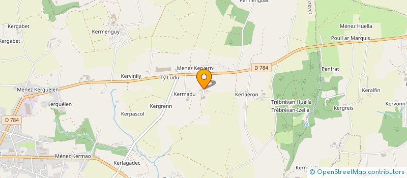 localisation de l'entreprise EARL DE KERVERN à PLOZEVET