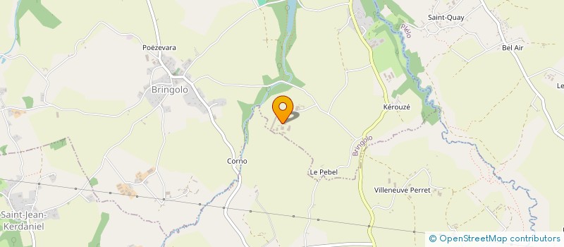 localisation de l'entreprise EARL DE KERVISIO à BRINGOLO