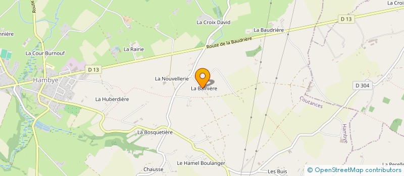 localisation de l'entreprise EARL DE L'ABBAYE à HAMBYE