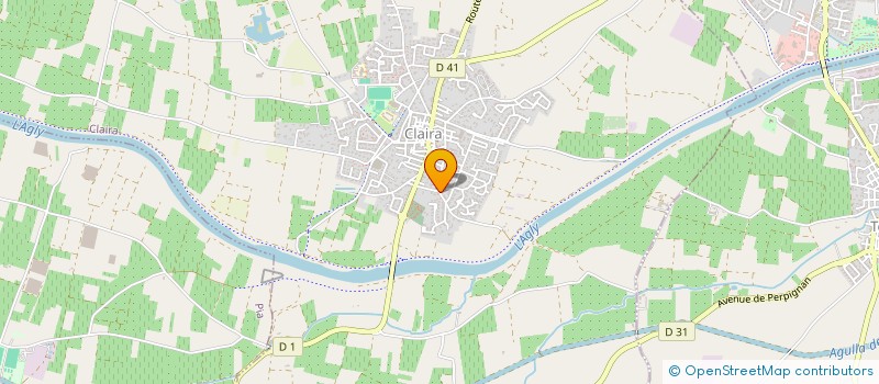 localisation de l'entreprise EARL DE L'AGLY  CLAIRA