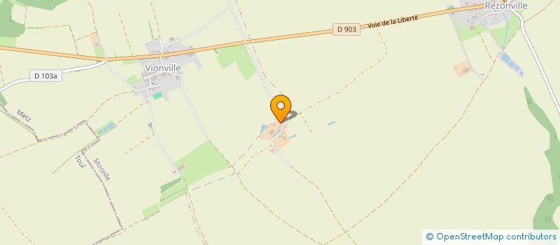 localisation de l'entreprise EARL DE L'AIGLE  REZONVILLE-VIONVILLE