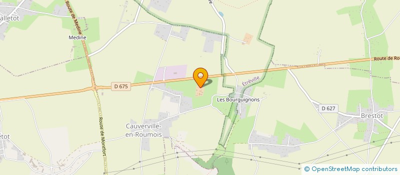 localisation de l'entreprise EARL DE L'AIGLE  LA HAYE-AUBREE