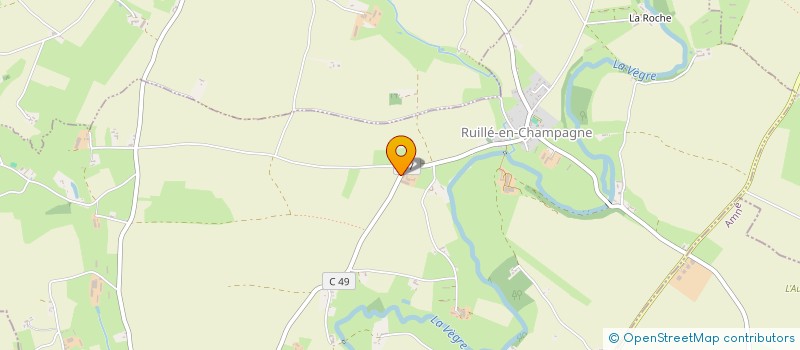 localisation de l'entreprise EARL DE L AIGUILLONNIERE à RUILLE-EN-CHAMPAGNE