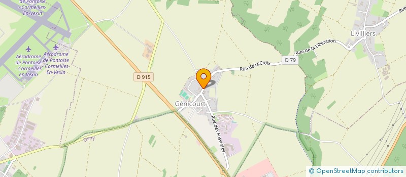 localisation de l'entreprise EARL DE L'AILLERIE à GENICOURT