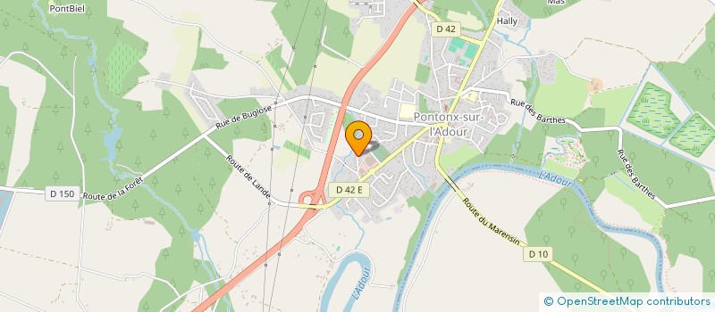 localisation de l'entreprise EARL DE L'AIRIAL à PONTONX-SUR-L ADOUR