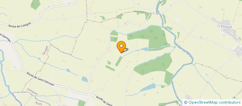 localisation de l'entreprise EARL DE L ALIGUE  CATONVIELLE