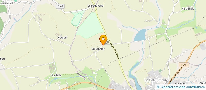 localisation de l'entreprise EARL DE L ALLEE à LE HAUT-CORLAY