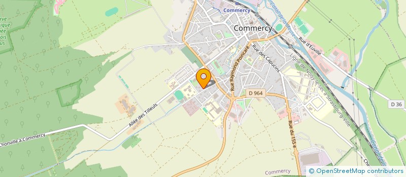localisation de l'entreprise EARL DE L ALLEE DES TILLEULS  COMMERCY