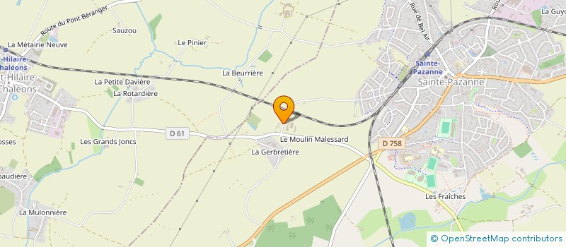 localisation de l'entreprise EARL DE L ALLEE NOIRE à SAINTE-PAZANNE