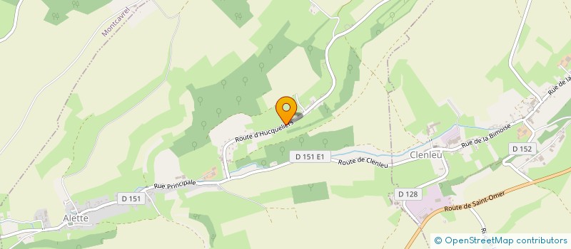 localisation de l'entreprise EARL DE L'ALOUETTE  WICQUINGHEM