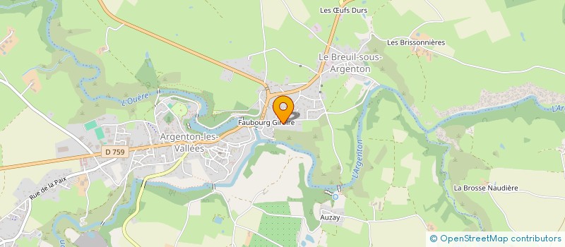 localisation de l'entreprise EARL DE L'ALOUETTE  VAL EN VIGNES