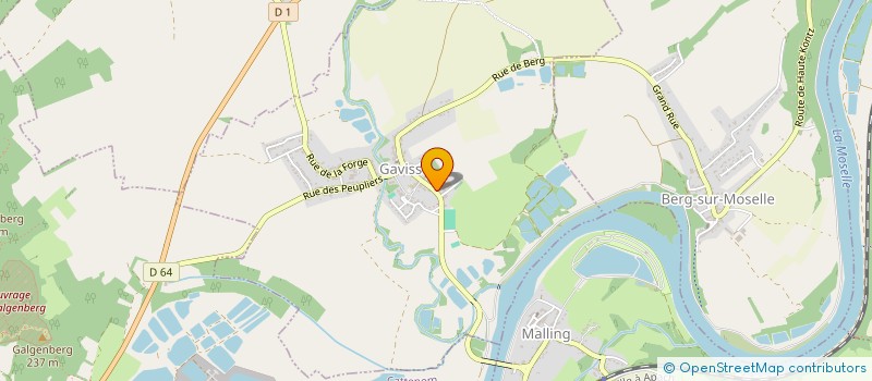 localisation de l'entreprise EARL DE L'ANCIEN MOULIN  GAVISSE