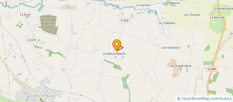 localisation de l'entreprise EARL DE L'ANGE à ISIGNY-LE-BUAT