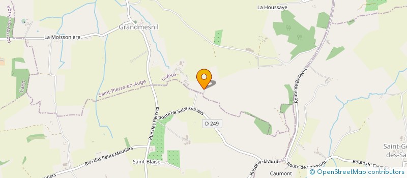 localisation de l'entreprise EARL DE L ANGELUS à SAINT-PIERRE-EN-AUGE
