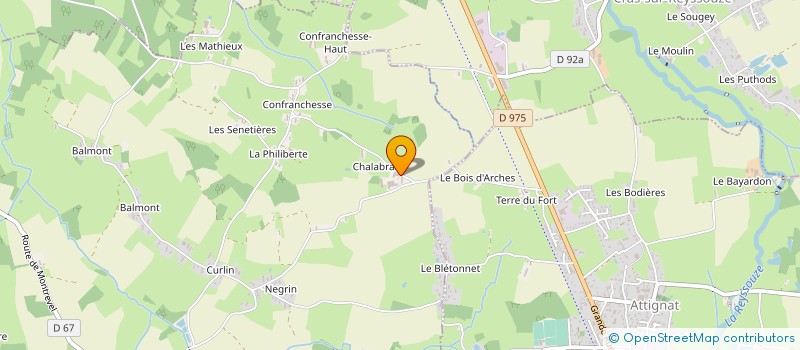 localisation de l'entreprise EARL DE L'ANGLE à SAINT-MARTIN-LE-CHATEL