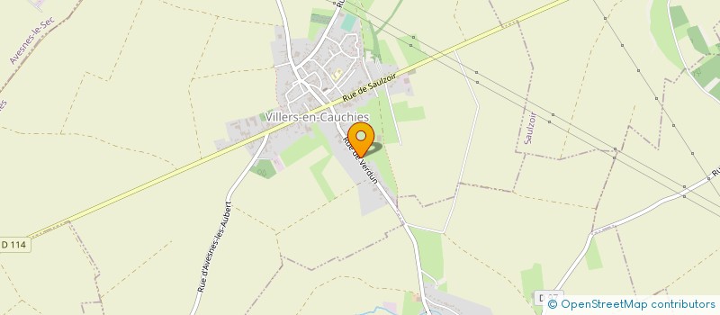 localisation de l'entreprise EARL DE L'ARBRISELLE à VILLERS-EN-CAUCHIES