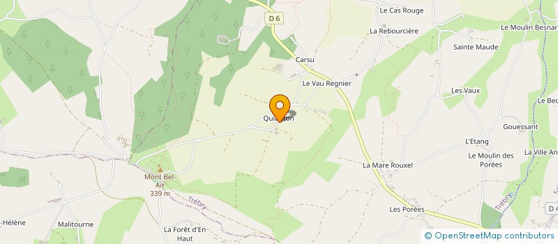 localisation de l'entreprise EARL DE L ARC EN CIEL à TREBRY