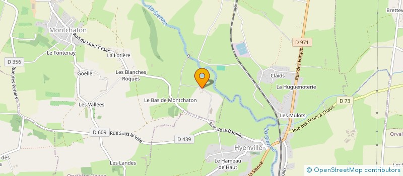 localisation de l'entreprise EARL DE L'ARC EN CIEL à ORVAL SUR SIENNE