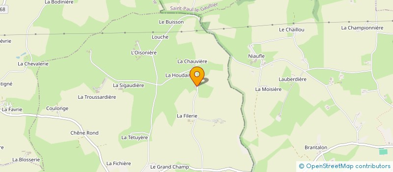 localisation de l'entreprise EARL DE L ARC EN CIEL  SAINT-GERMAIN-DE-COULAMER