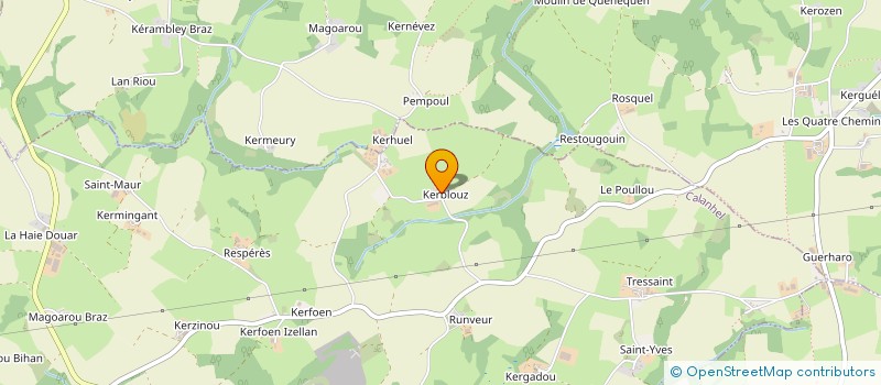 localisation de l'entreprise EARL DE L'ARCHE DE RIWAN à CALANHEL