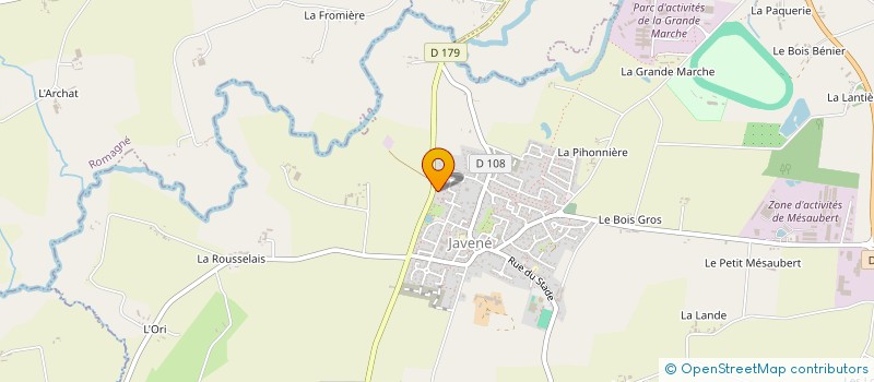 localisation de l'entreprise EARL DE L'ARCHE NORMANDE à SAINT-GERMAIN-EN-COGLES