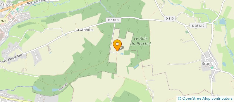 localisation de l'entreprise EARL DE L ARGENTERIE à CHAMPROND-EN-PERCHET