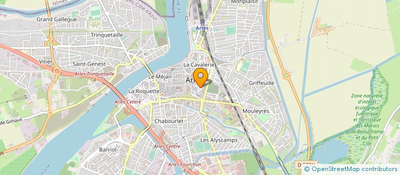 localisation de l'entreprise EARL DE L ARMOISE à ARLES