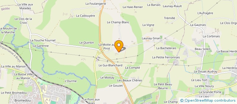 localisation de l'entreprise EARL DE L AUBEPINE à BEDEE
