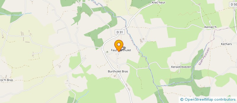 localisation de l'entreprise EARL DE L'AUBEPINE à SAINT-SERVAIS