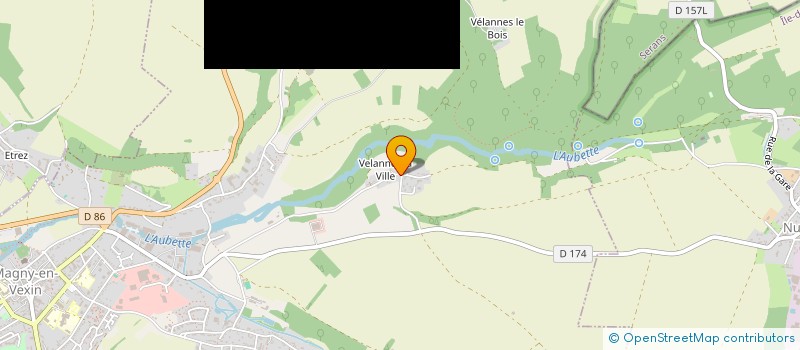 localisation de l'entreprise EARL DE L AUBETTE  MAGNY-EN-VEXIN