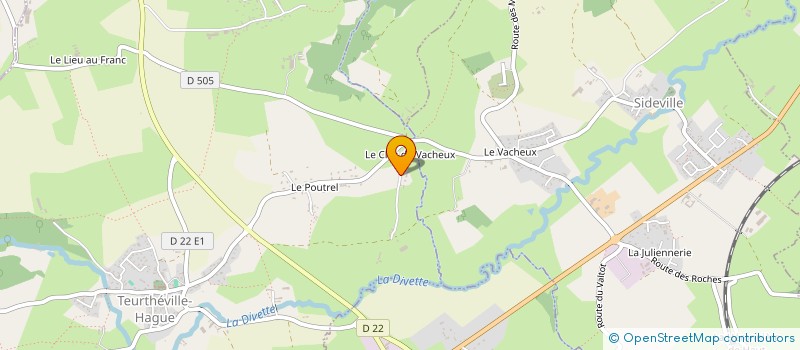 localisation de l'entreprise EARL DE L AULNAIE à VIRANDEVILLE