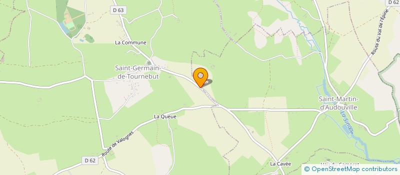 localisation de l'entreprise EARL DE L'AVALLON à SAINT MARTIN D'AUDOUVILLE