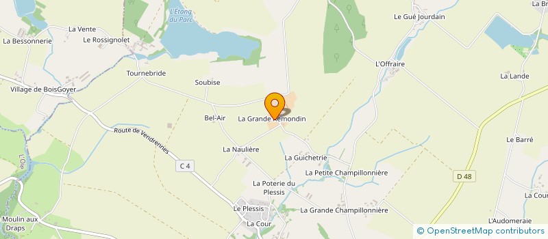 localisation de l'entreprise EARL DE L'AVANT  MOUCHAMPS