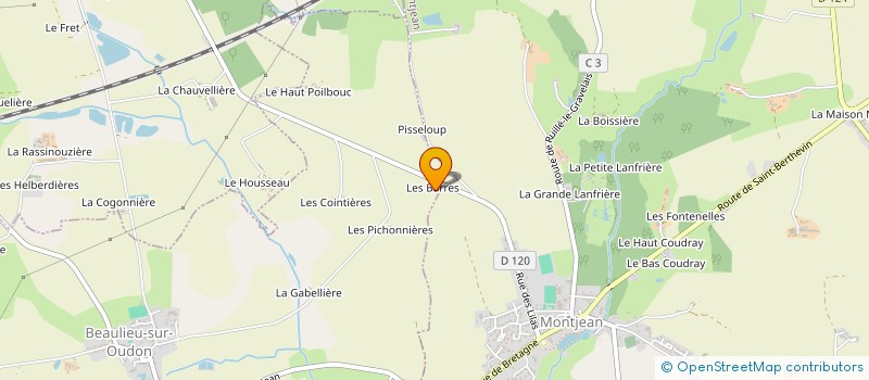 localisation de l'entreprise EARL DE L AVANT à SAINT-CYR-LE-GRAVELAIS