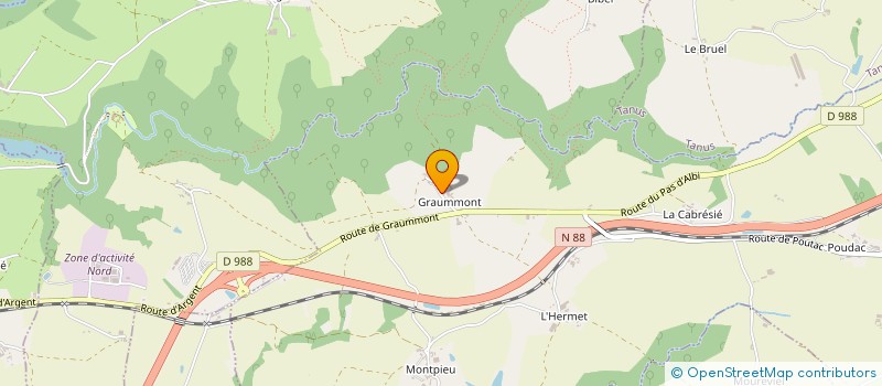 localisation de l'entreprise EARL DE L'AVENIR  MOULARES