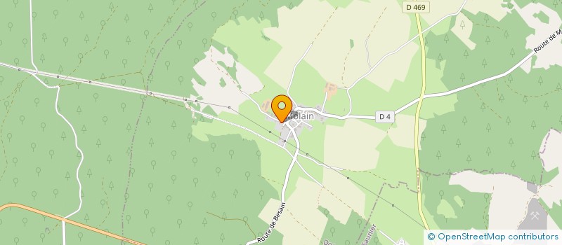 localisation de l'entreprise EARL DE L'AVENIR - BERGIER  MOLAIN