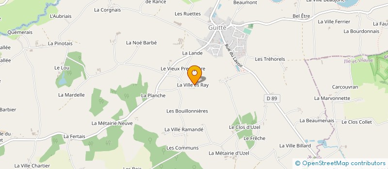 localisation de l'entreprise EARL DE L'AVENUE DES SAPINS à YVIGNAC-LA-TOUR