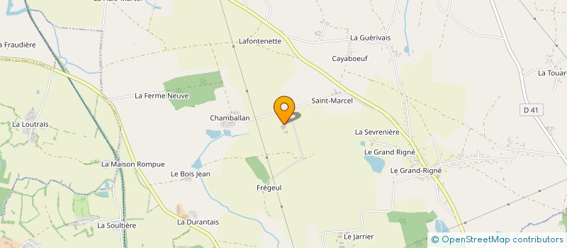 localisation de l'entreprise EARL DE L'AVENUE VERTE à ROUGE