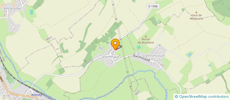 localisation de l'entreprise EARL DE L'ECHALOTTE à VOIMHAUT