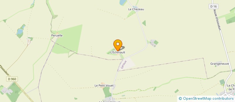 localisation de l'entreprise EARL DE L'ECHINAULT à GIROUX