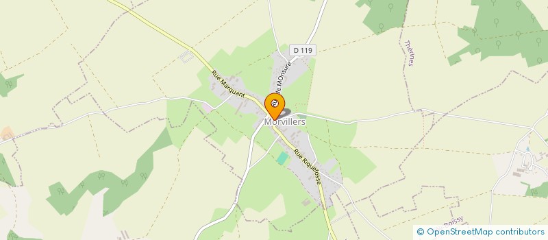 localisation de l'entreprise EARL DE L ECOLE à MORVILLERS