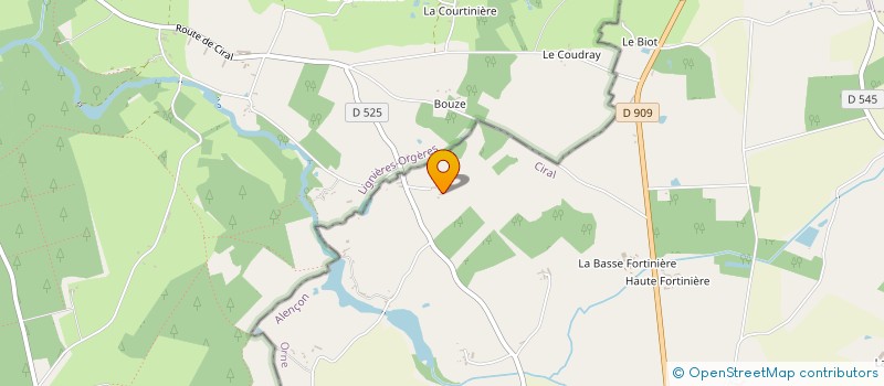 localisation de l'entreprise EARL DE L'ECUREUIL à CIRAL