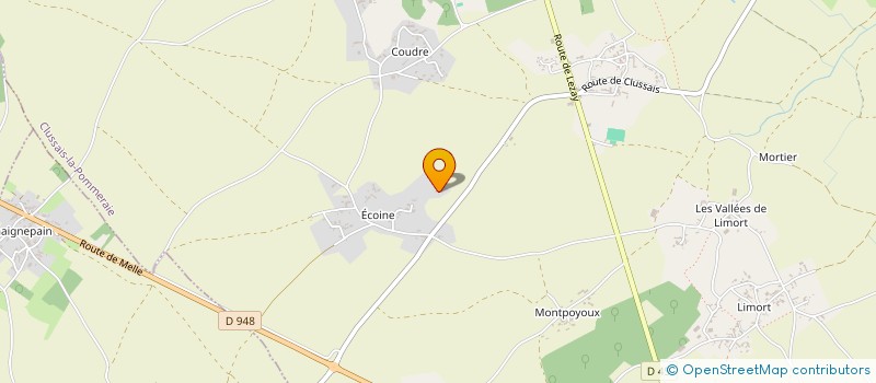 localisation de l'entreprise EARL DE L'EGARD à CLUSSAIS-LA-POMMERAIE
